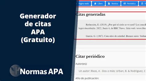 citar en apa ia|Generador de citas APA